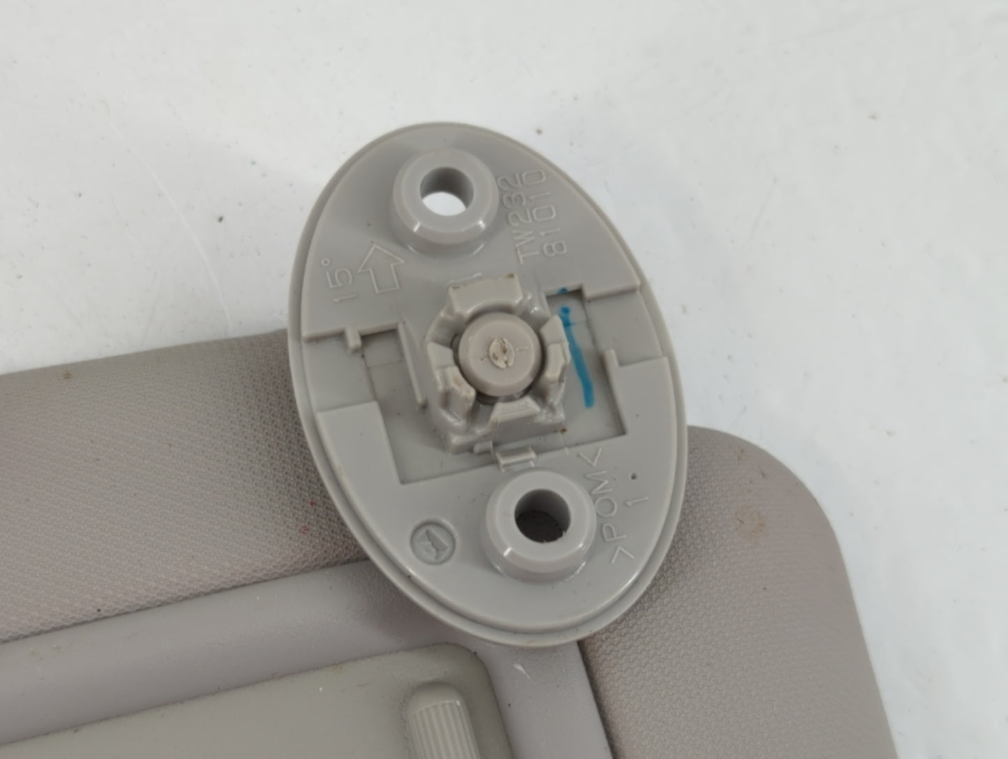 2014-2016 Toyota Corolla Sun Visor Shade Replacement Passenger Right Mirror Fits Fits 2014 2015 2016 OEM Used Auto Parts - O