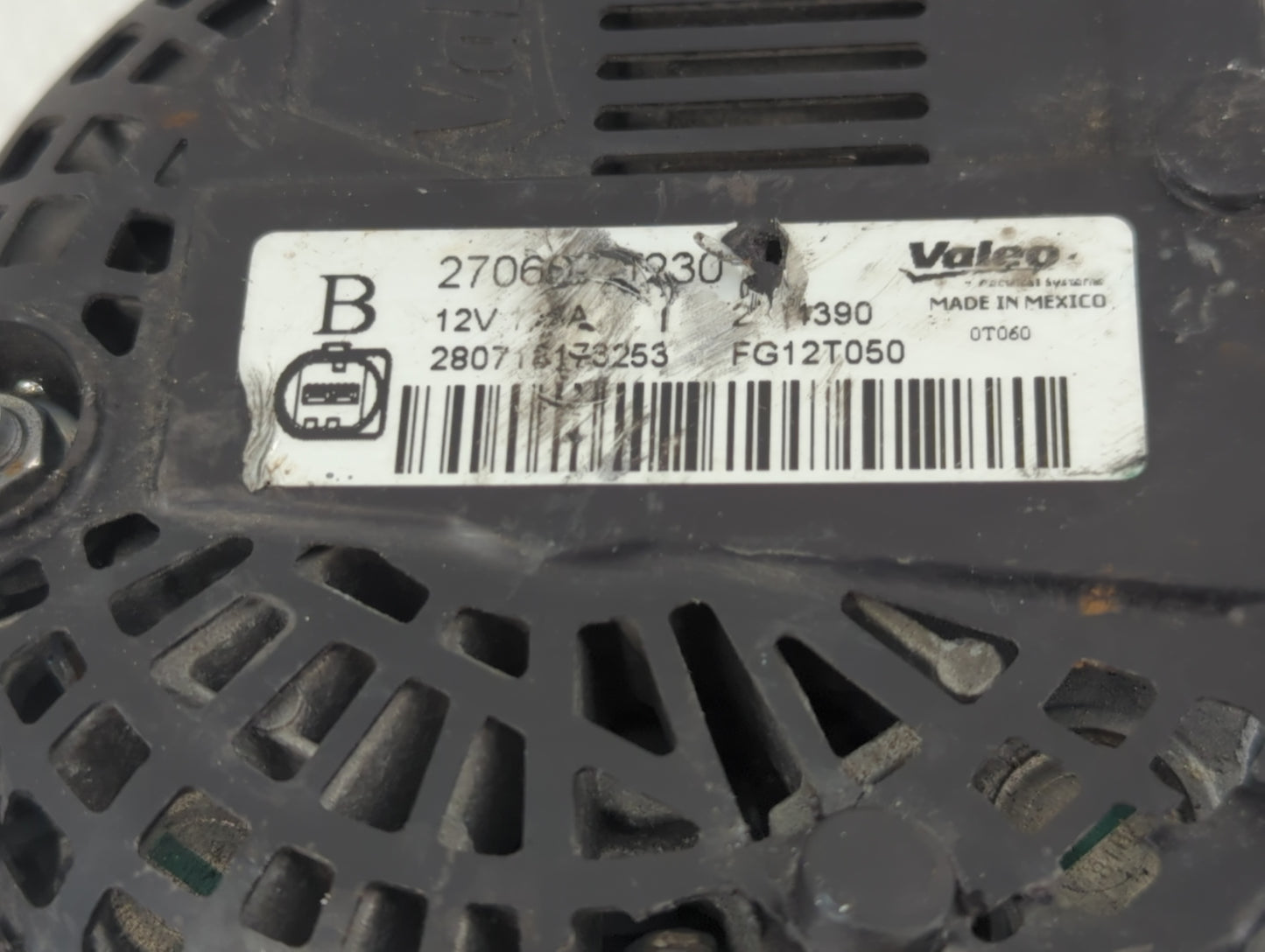 2014-2019 Toyota Corolla Alternator Replacement Generator Charging Assembly Engine OEM P/N:27060-0T240 Fits OEM Used Auto Pa