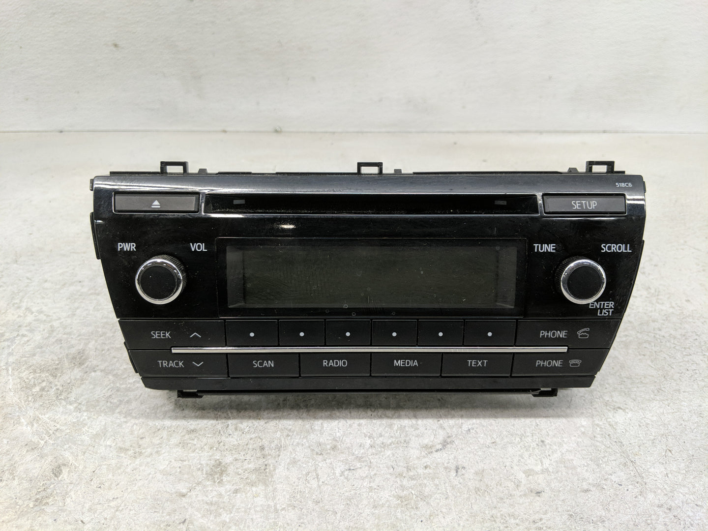 2014-2016 Toyota Corolla Radio AM FM Cd Player Receiver Replacement P/N:86140-02460 86120-02F60 Fits Fits 2014 2015 2016 OEM