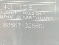 2014-2019 Toyota Corolla Fusebox Fuse Box Panel Relay Module P/N:82662-02660 Fits Fits 2014 2015 2016 2017 2018 2019 OEM Use