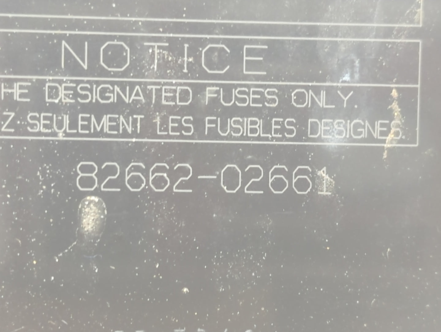 2014-2019 Toyota Corolla Fusebox Fuse Box Panel Relay Module P/N:82662-02661 82662-02660 Fits Fits 2014 2015 2016 2017 2018 