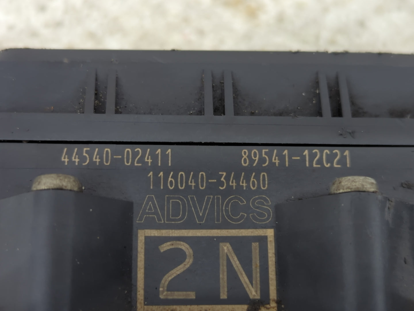 2014 Toyota Corolla ABS Pump Control Module Replacement P/N:116040-34460 89541-12C21, 44540-02411, 116040-30960, 89541-12C20