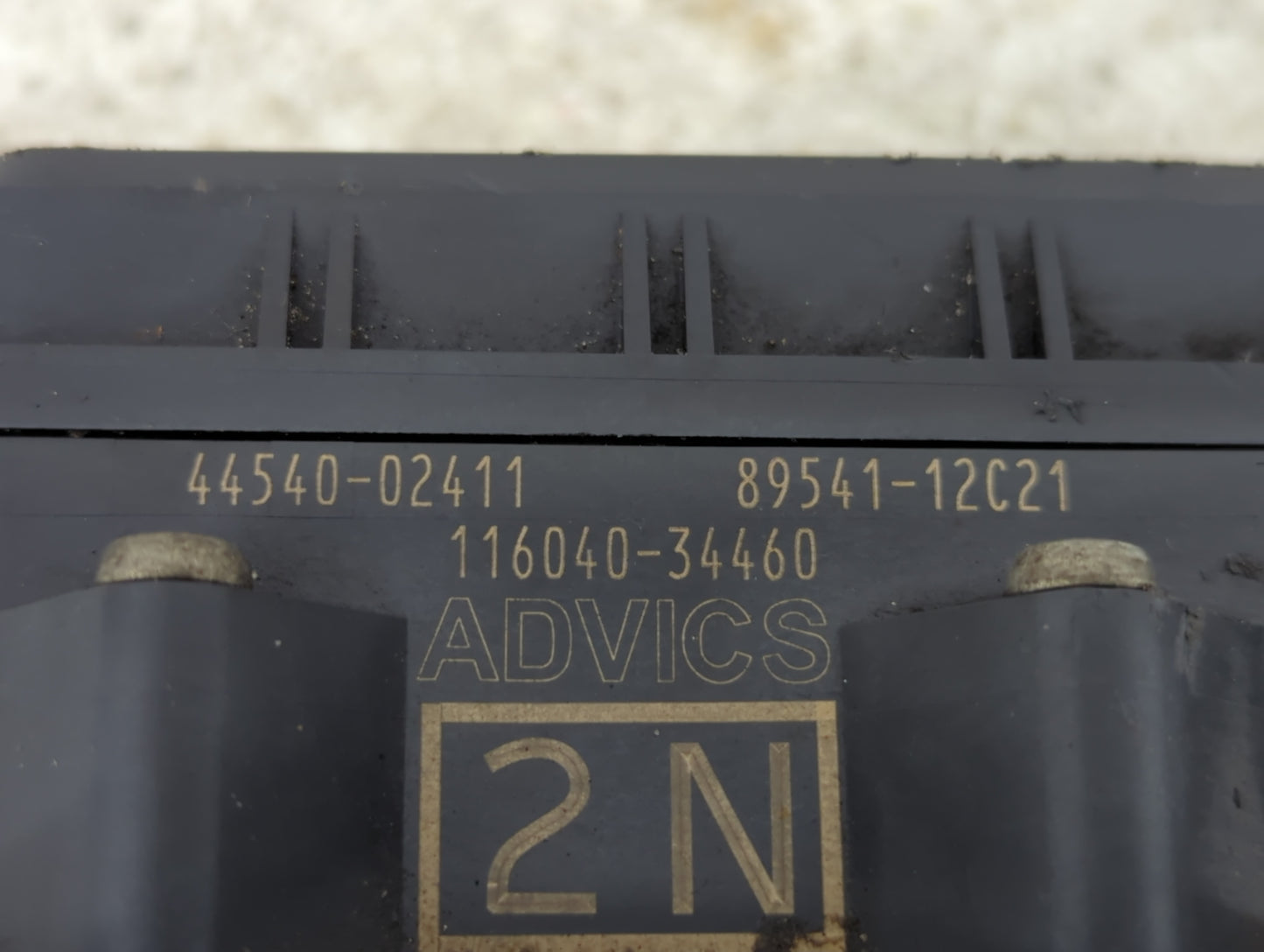 2014 Toyota Corolla ABS Pump Control Module Replacement P/N:116040-34460 89541-12C21, 44540-02411, 116040-30960, 89541-12C20