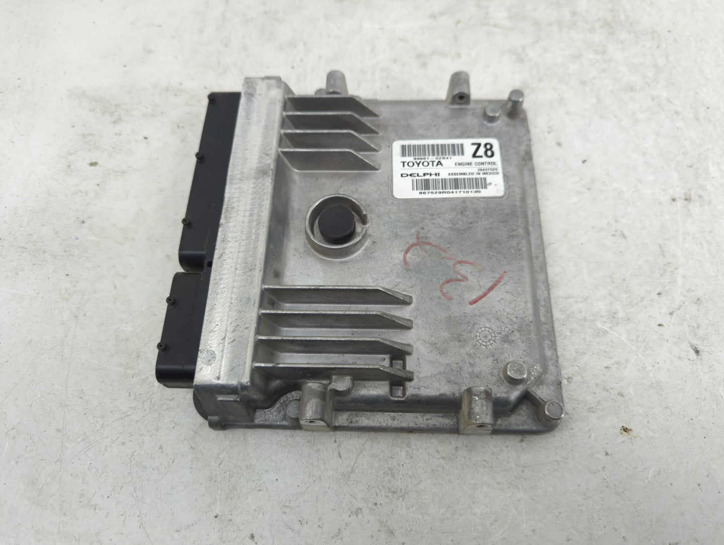 2014 Toyota Corolla PCM Engine Control Computer ECU ECM PCU OEM P/N:89661-0Z841 Fits OEM Used Auto Parts - Oemusedautoparts1