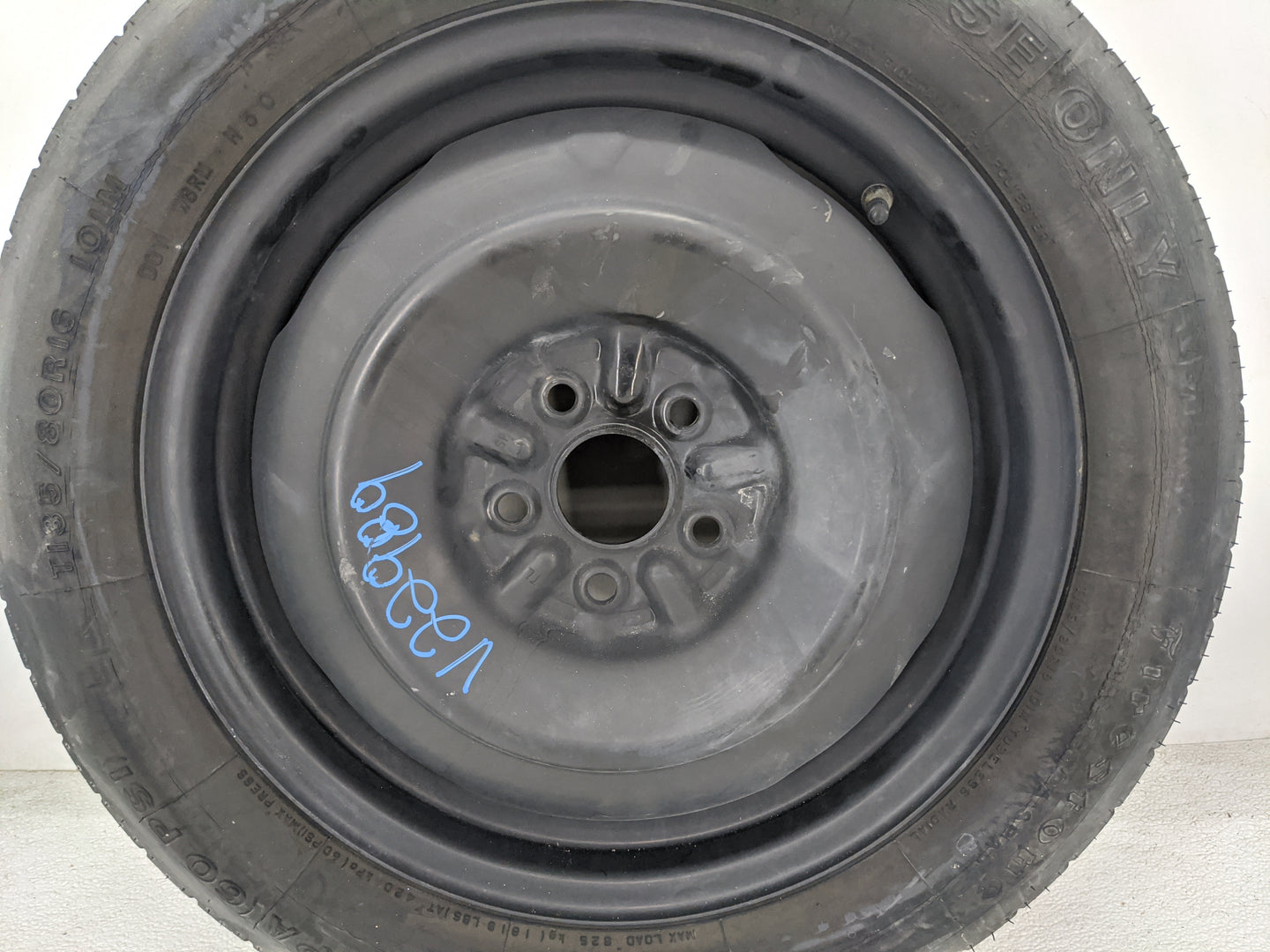 2003-2020 Toyota Corolla Spare Donut Tire Wheel Rim Oem - Oemusedautoparts1.com
