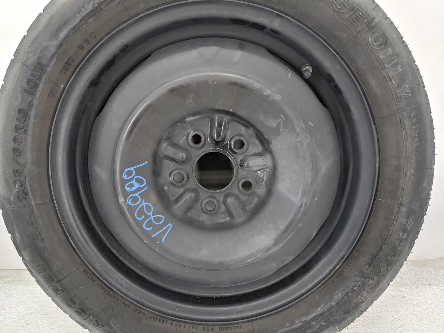 2003-2020 Toyota Corolla Spare Donut Tire Wheel Rim Oem - Oemusedautoparts1.com