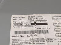 2014-2016 Toyota Corolla Radio AM FM Cd Player Receiver Replacement P/N:86120-02F60 CQ-JS73E04D Fits Fits 2014 2015 2016 OEM