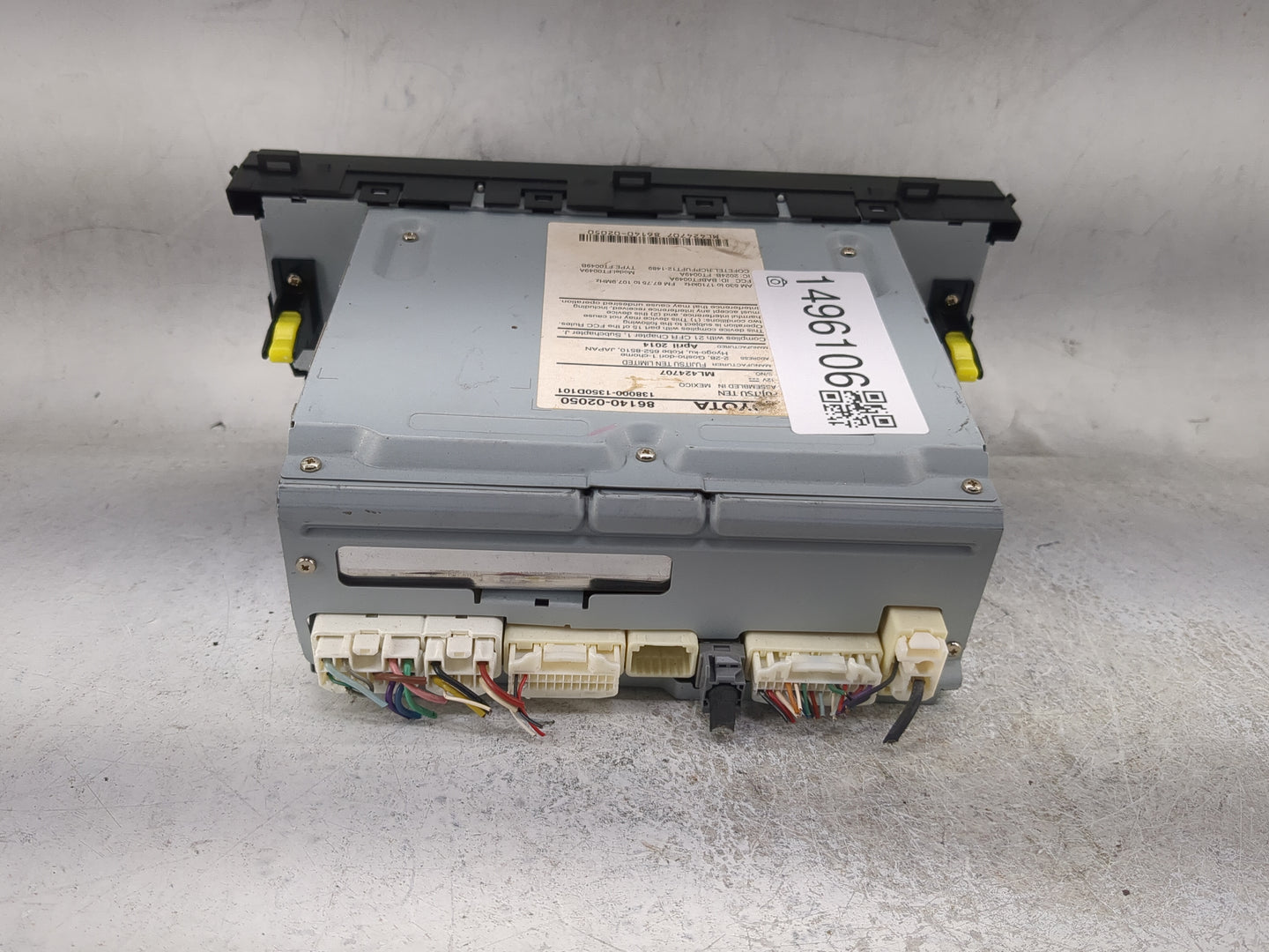 2014-2016 Toyota Corolla Radio AM FM Cd Player Receiver Replacement P/N:86140-02050 138000-1350D101 Fits Fits 2014 2015 2016