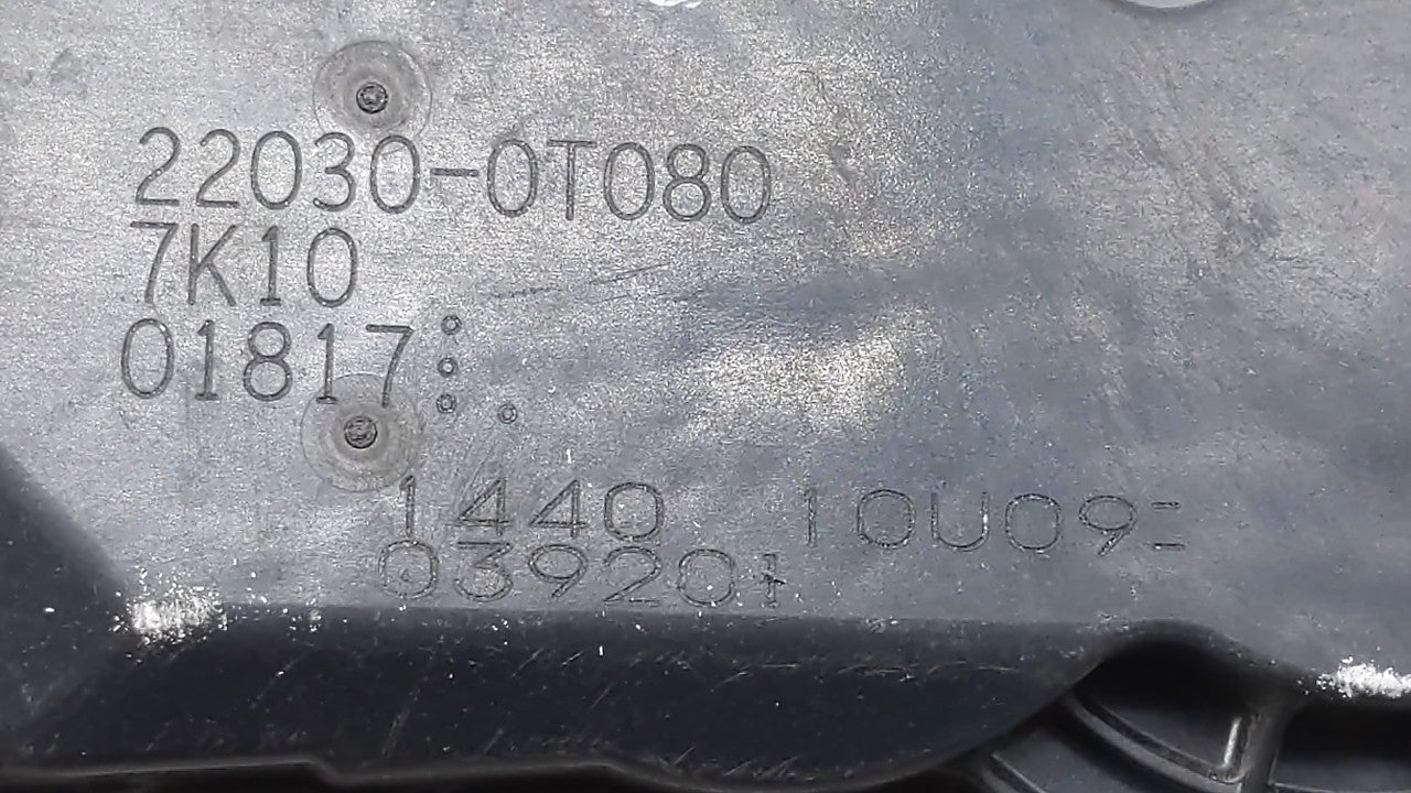 2011-2018 Toyota Corolla Throttle Body P/N:22030-0T080 Fits Fits 2011 2012 2013 2014 2015 2016 2017 2018 OEM Used Auto Parts