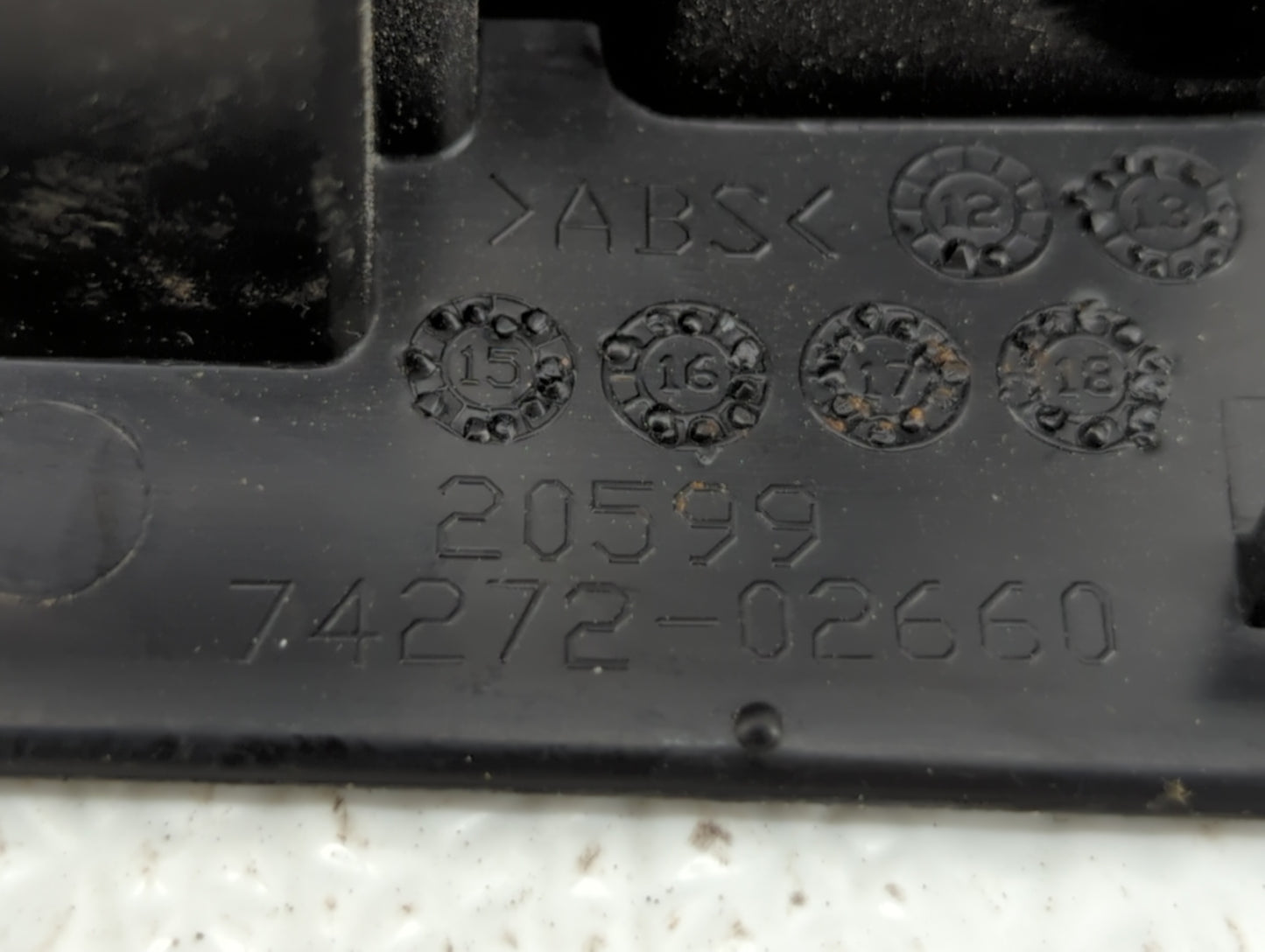 2014 Toyota Corolla Passenger Right Power Window Switch 74272-02660 - Oemusedautoparts1.com