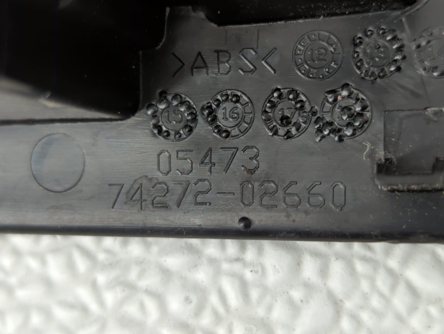 2014 Toyota Corolla Driver Left Rear Power Window Switch 74272-02660 - Oemusedautoparts1.com