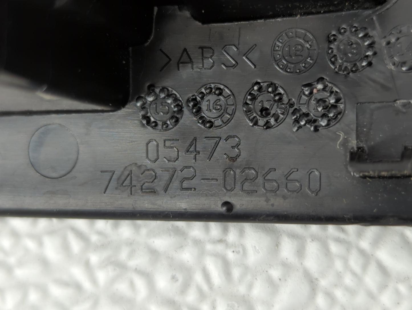 2014 Toyota Corolla Driver Left Rear Power Window Switch 74272-02660 - Oemusedautoparts1.com