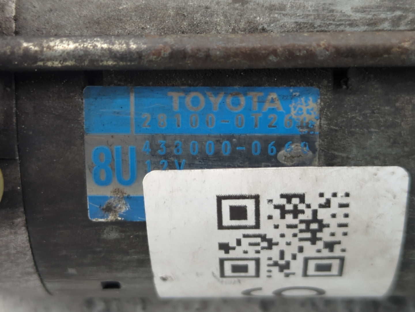 2009-2016 Toyota Corolla Car Starter Motor Solenoid OEM P/N:438000-0660 28100-0T261 Fits OEM Used Auto Parts - Oemusedautopa