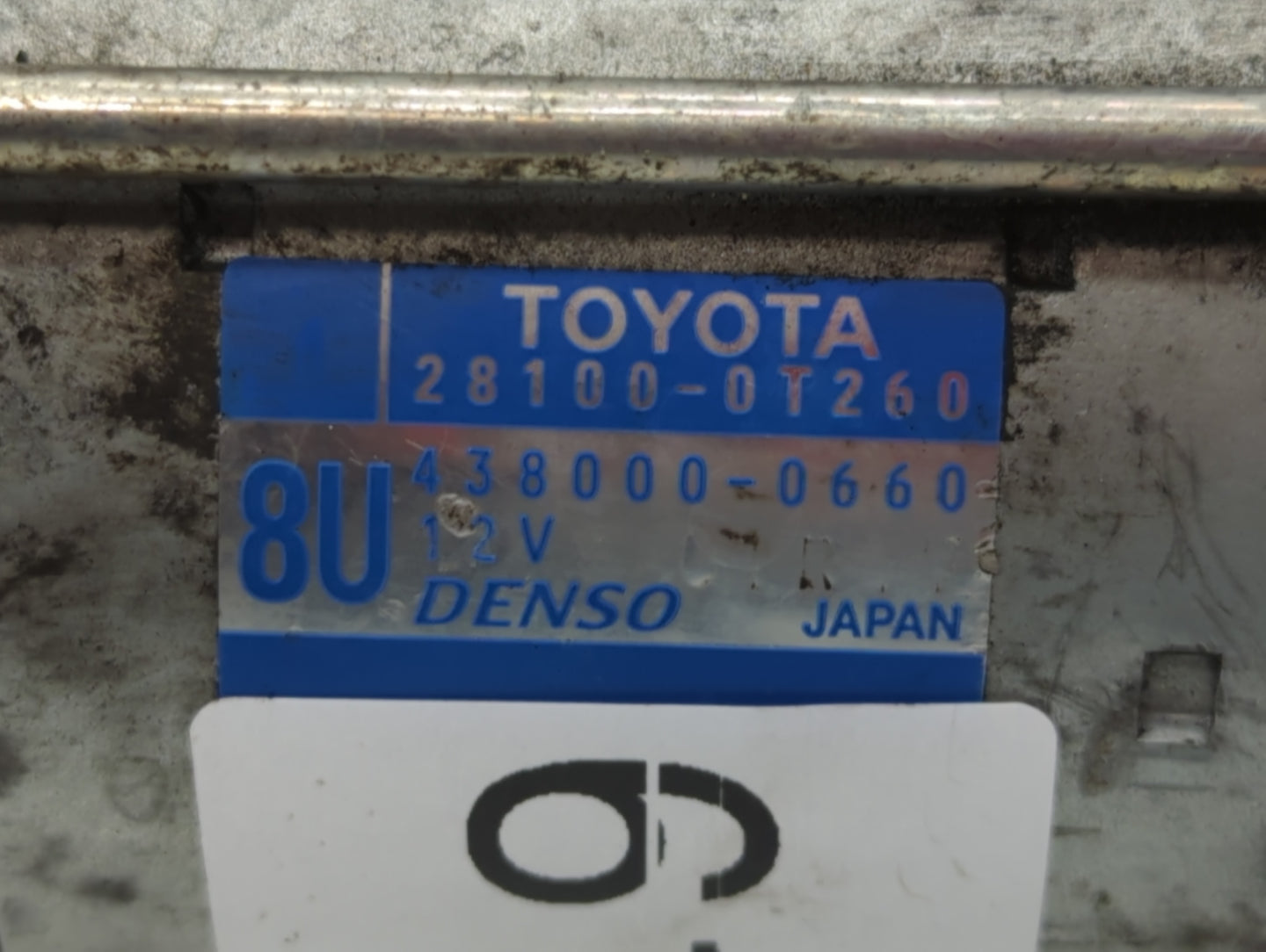 2014 Toyota Corolla Car Starter Motor Solenoid OEM P/N:28100-0T260 Fits OEM Used Auto Parts - Oemusedautoparts1.com
