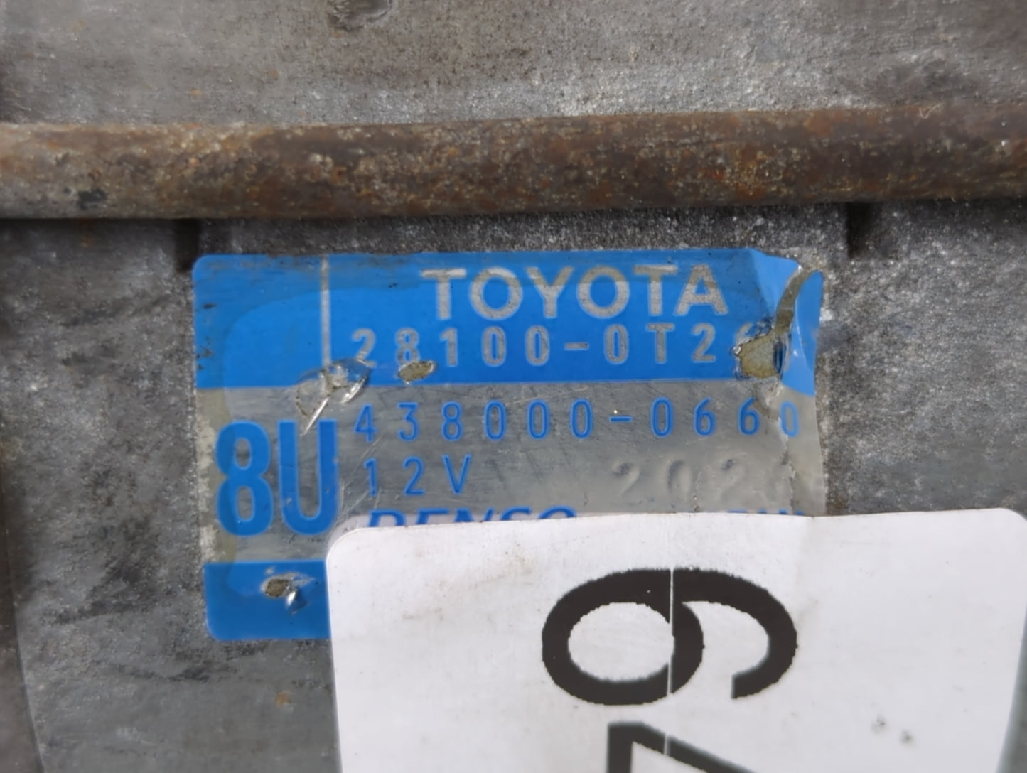 2009-2016 Toyota Corolla Car Starter Motor Solenoid OEM P/N:438000-0660 28100-0T2 Fits OEM Used Auto Parts - Oemusedautopart