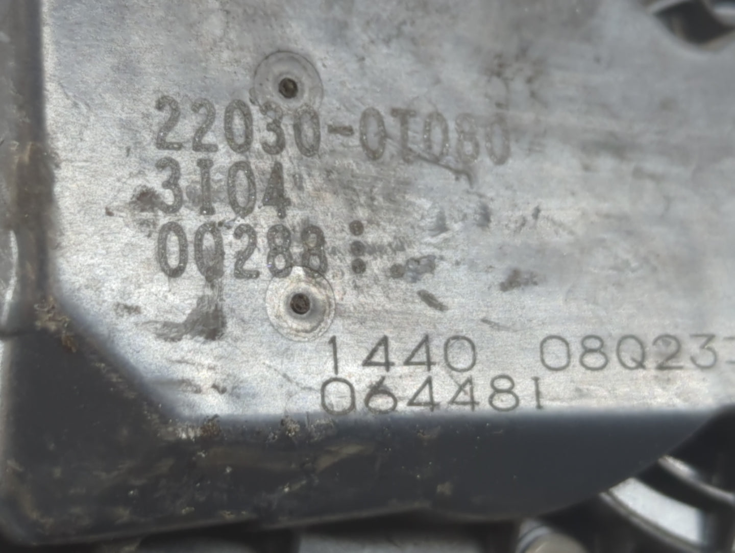 2011-2019 Toyota Corolla Throttle Body P/N:22030-0T080 Fits Fits 2011 2012 2013 2014 2015 2016 2017 2018 2019 OEM Used Auto 