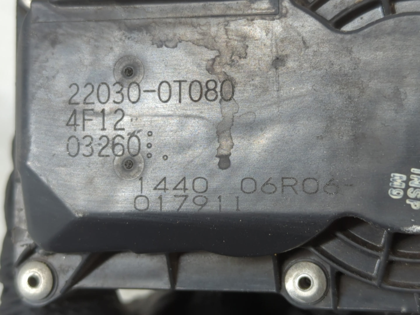 2011-2019 Toyota Corolla Throttle Body P/N:22030-0T080 Fits Fits 2011 2012 2013 2014 2015 2016 2017 2018 2019 OEM Used Auto 