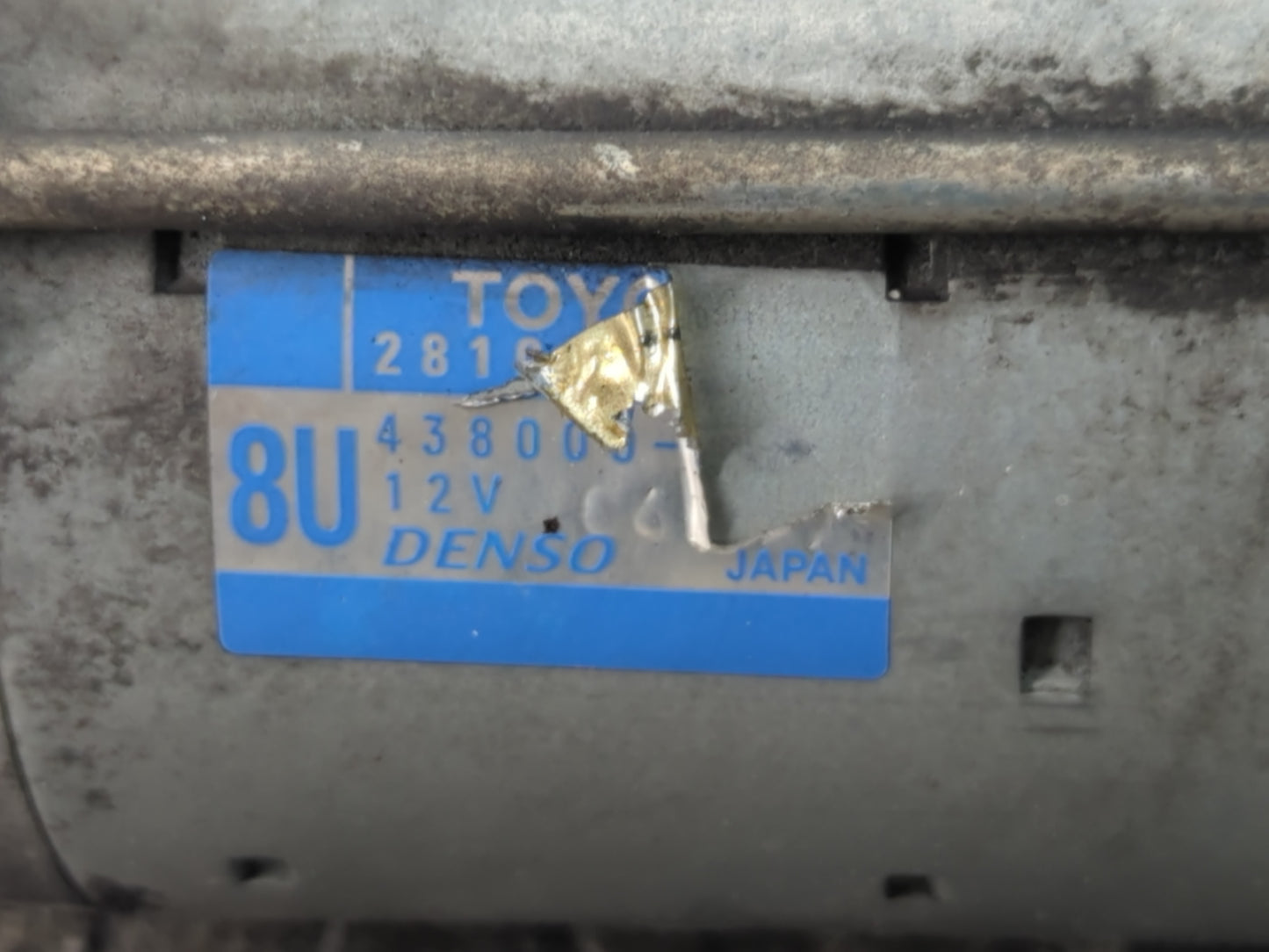 2009-2016 Toyota Corolla Car Starter Motor Solenoid OEM Fits Fits 2009 2010 2011 2012 2013 2014 2015 2016 OEM Used Auto Part