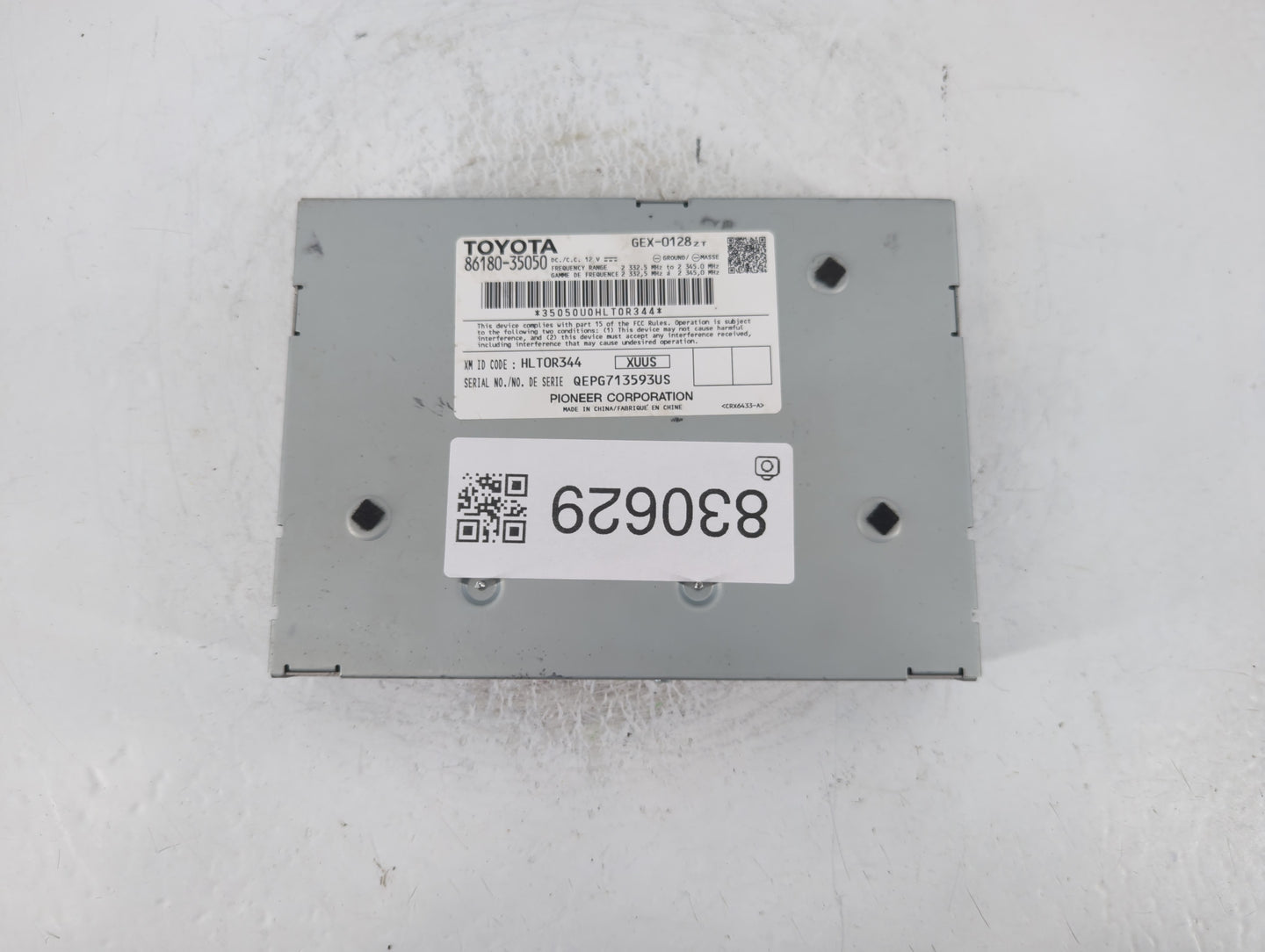 2014-2016 Toyota Corolla Radio AM FM Cd Player Receiver Replacement P/N:86180-35050 Fits Fits 2014 2015 2016 OEM Used Auto P