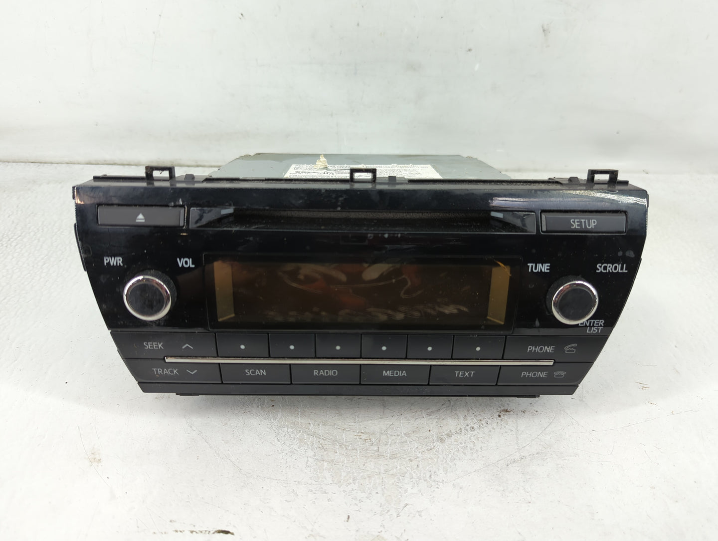 2014-2019 Toyota Corolla Radio AM FM Cd Player Receiver Replacement P/N:86120-02F60 Fits OEM Used Auto Parts - Oemusedautopa