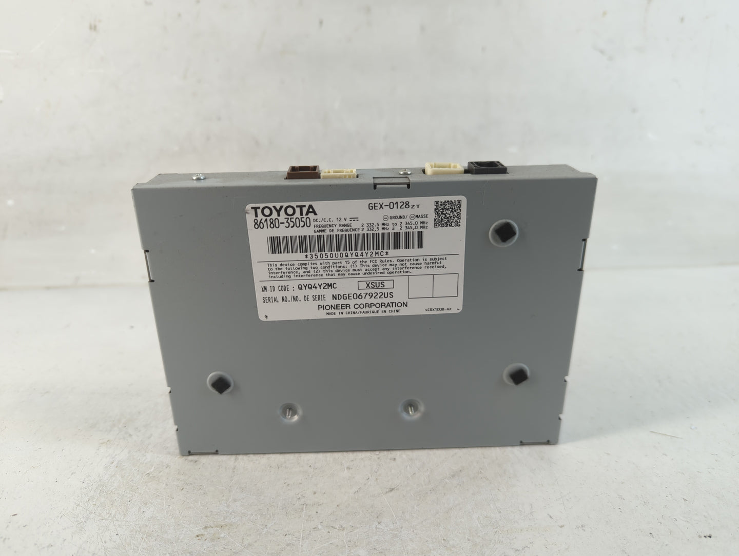 2014-2019 Toyota Corolla Radio AM FM Cd Player Receiver Replacement P/N:86180-35050 Fits OEM Used Auto Parts - Oemusedautopa