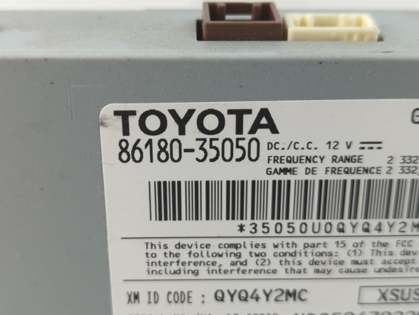 2014-2019 Toyota Corolla Radio AM FM Cd Player Receiver Replacement P/N:86180-35050 Fits OEM Used Auto Parts - Oemusedautopa