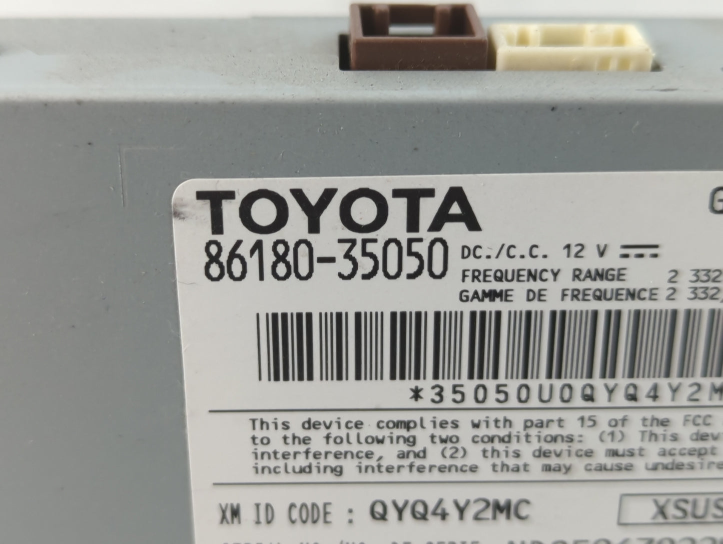 2014-2019 Toyota Corolla Radio AM FM Cd Player Receiver Replacement P/N:86180-35050 Fits OEM Used Auto Parts - Oemusedautopa