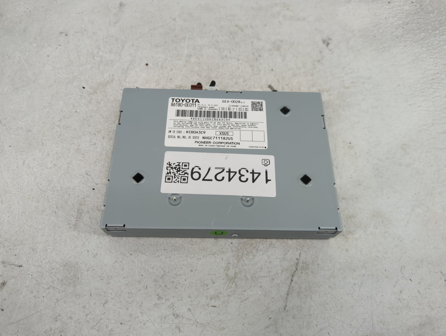 2014-2019 Toyota Highlander Radio Speaker Amplifier 1434279 - Oemusedautoparts1.com