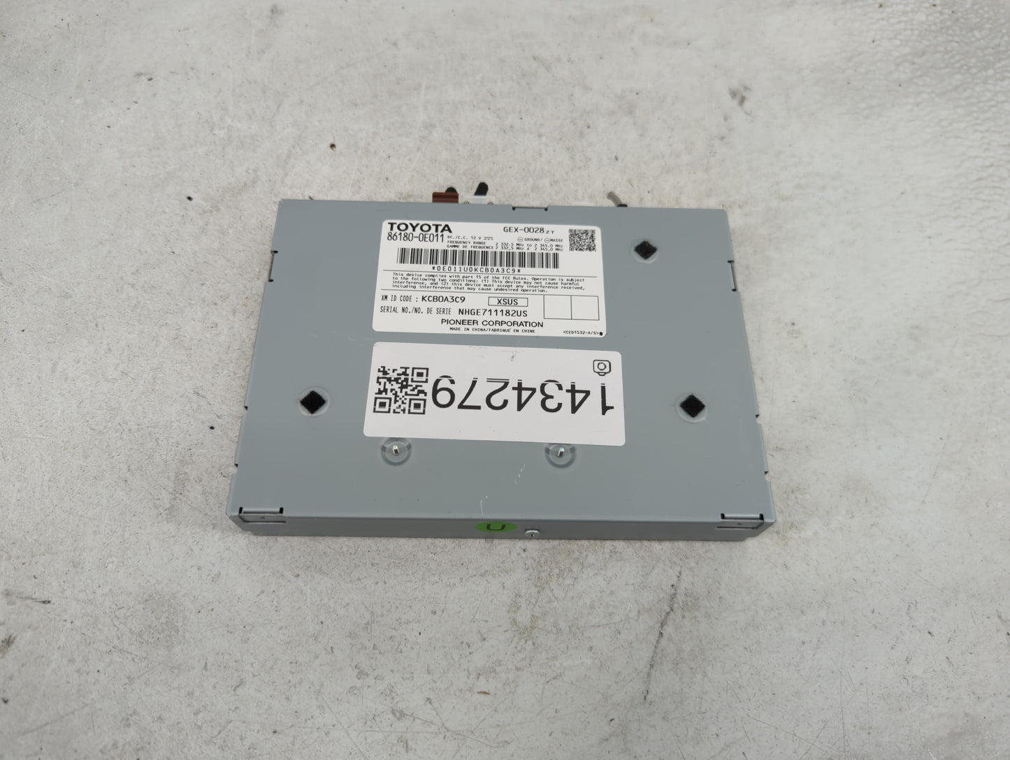 2014-2019 Toyota Highlander Radio Speaker Amplifier 1434279 - Oemusedautoparts1.com