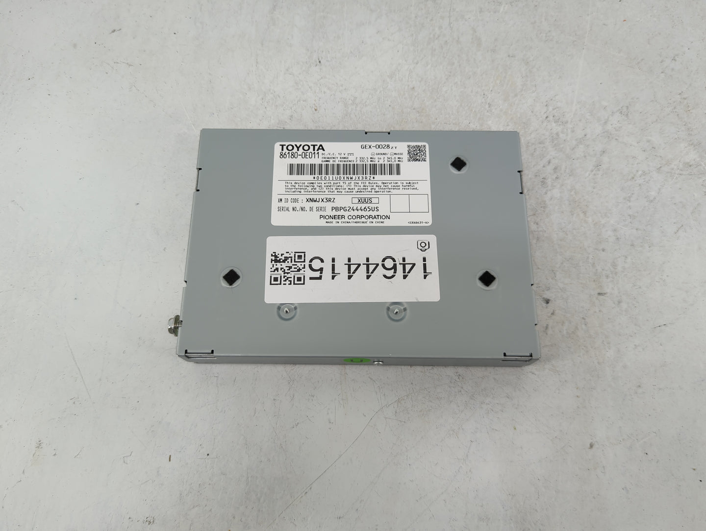 2014-2019 Toyota Highlander Tuner Satellite Receiver - Oemusedautoparts1.com