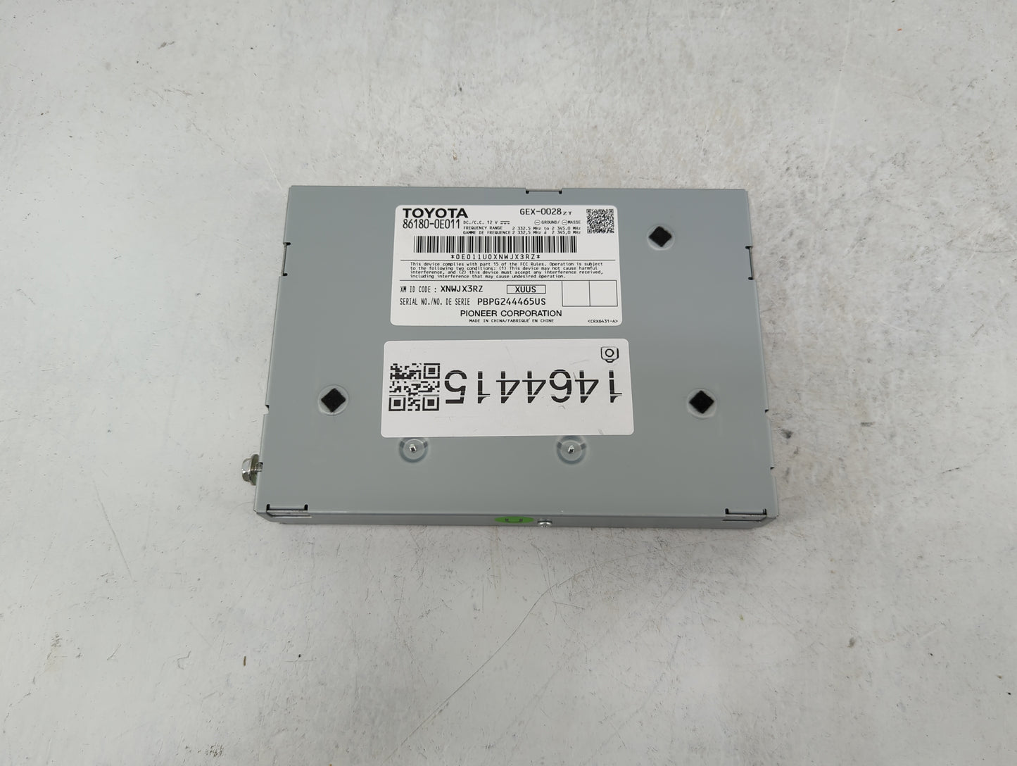 2014-2019 Toyota Highlander Tuner Satellite Receiver - Oemusedautoparts1.com