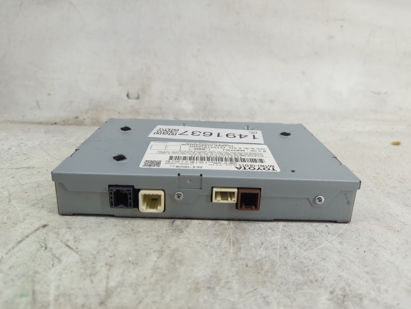 2014-2019 Toyota Highlander Tuner Satellite Receiver 1491637 - Oemusedautoparts1.com