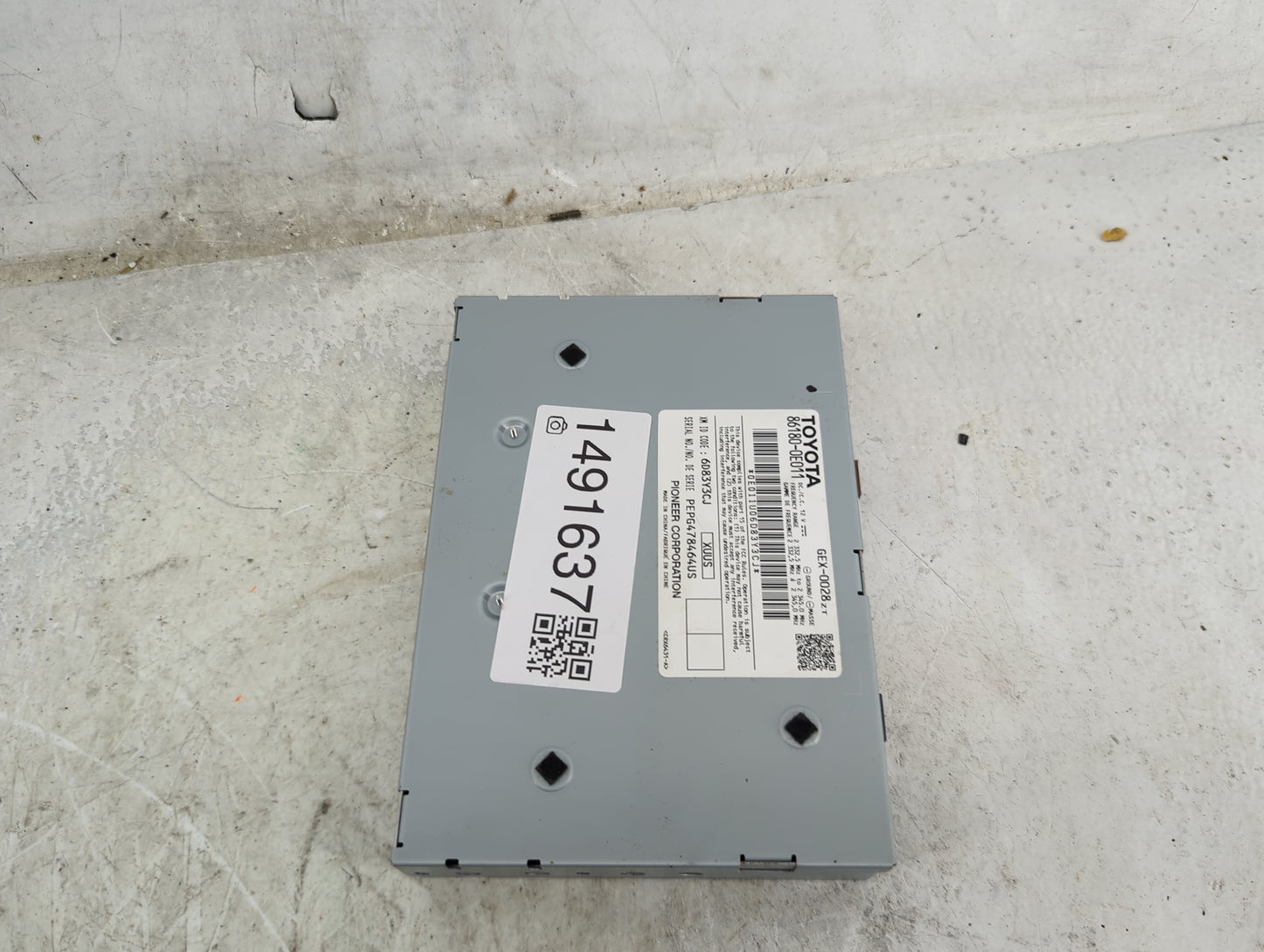 2014-2019 Toyota Highlander Tuner Satellite Receiver 1491637 - Oemusedautoparts1.com