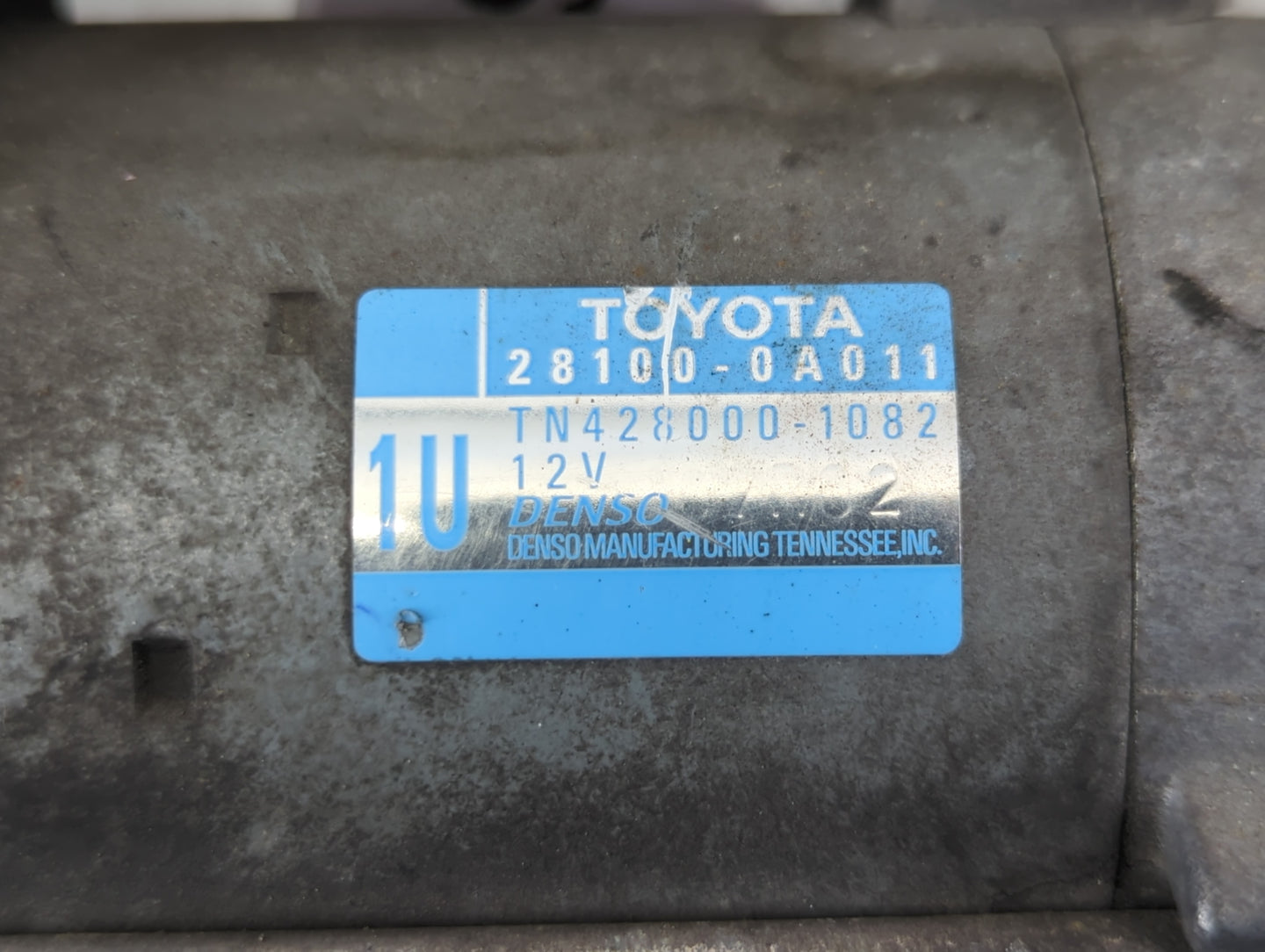 2004-2019 Toyota Highlander Car Starter Motor Solenoid OEM P/N:TN428000-1082 28100-0A011 Fits OEM Used Auto Parts - Oemuseda