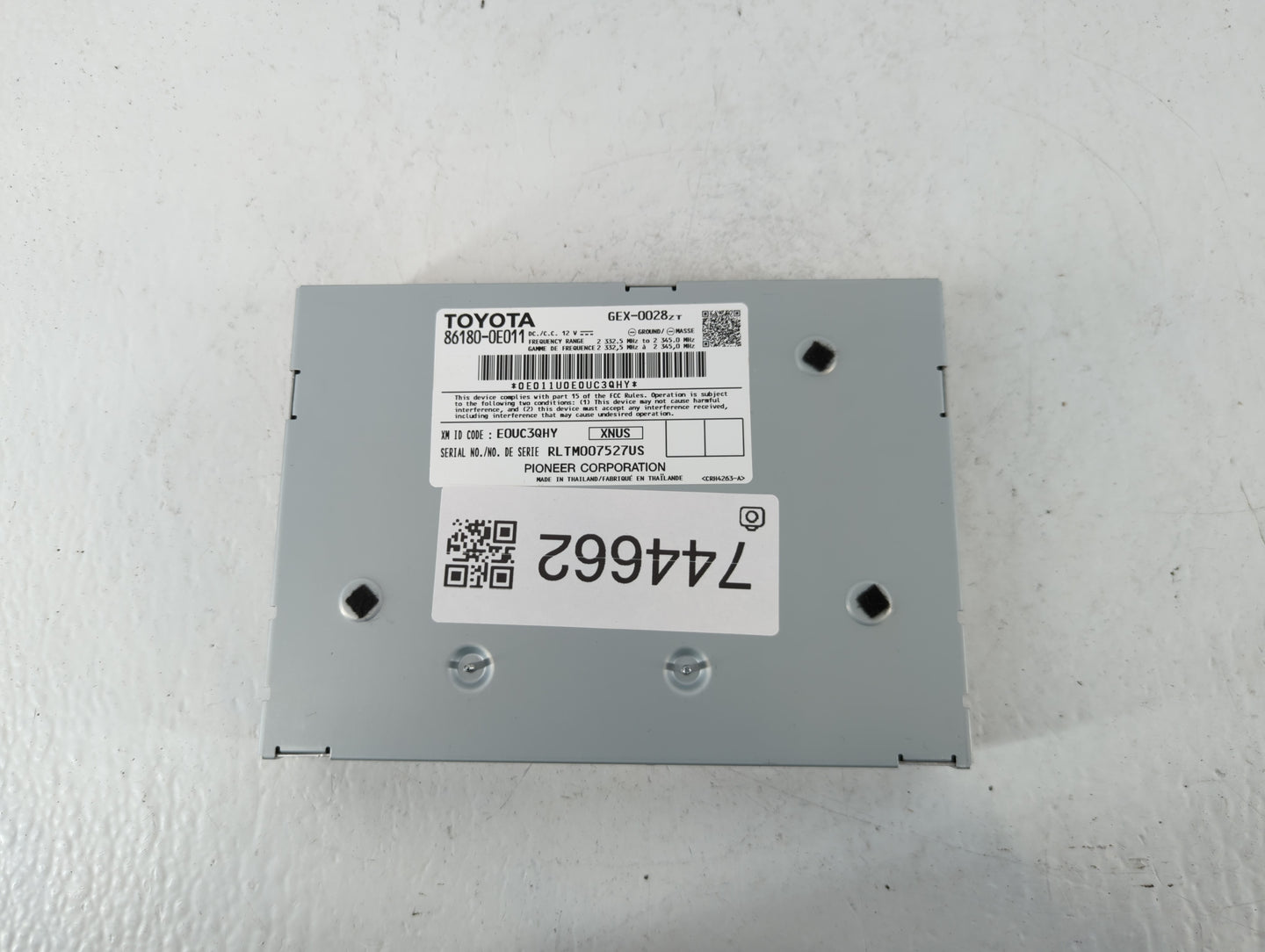 2014-2019 Toyota Highlander Am Fm Cd Player Radio Receiver - Oemusedautoparts1.com