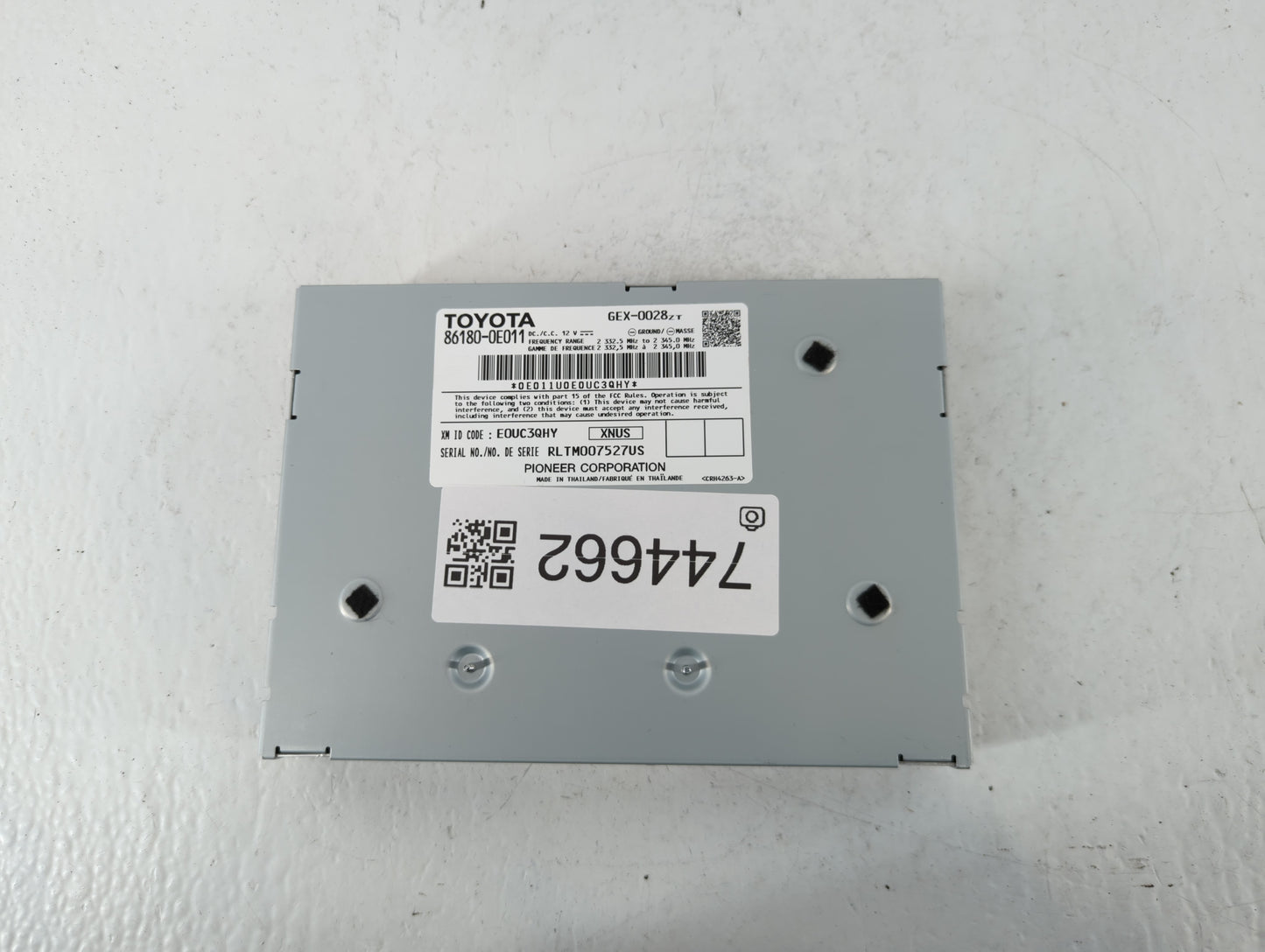 2014-2019 Toyota Highlander Am Fm Cd Player Radio Receiver - Oemusedautoparts1.com