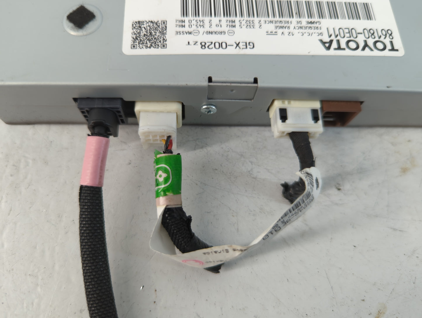 2014-2019 Toyota Highlander Radio AM FM Cd Player Receiver Replacement P/N:86180-0E011 Fits OEM Used Auto Parts - Oemusedaut