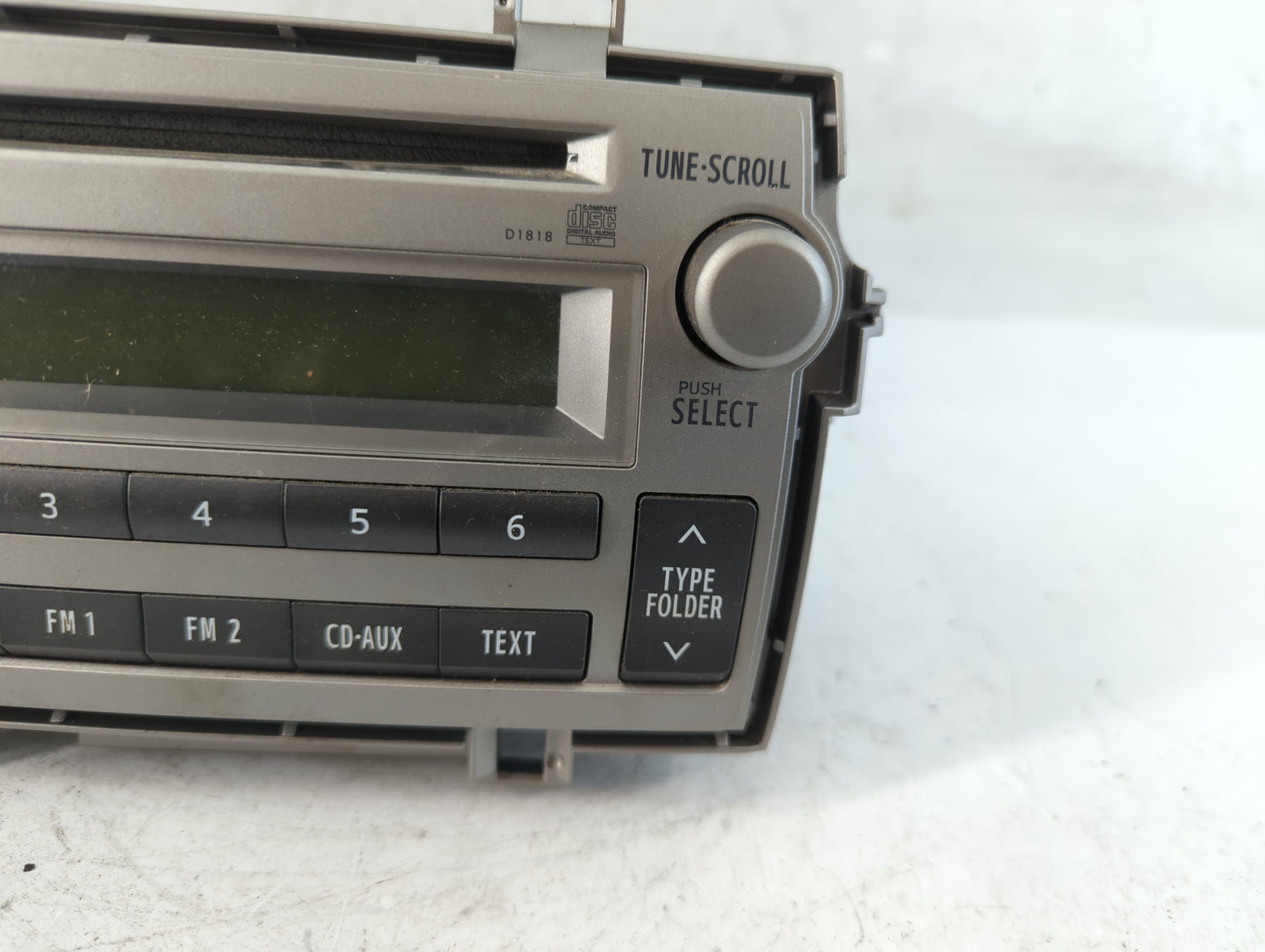 2011-2014 Toyota Matrix Radio AM FM Cd Player Receiver Replacement P/N:86120-02C40 Fits Fits 2011 2012 2013 2014 OEM Used Au