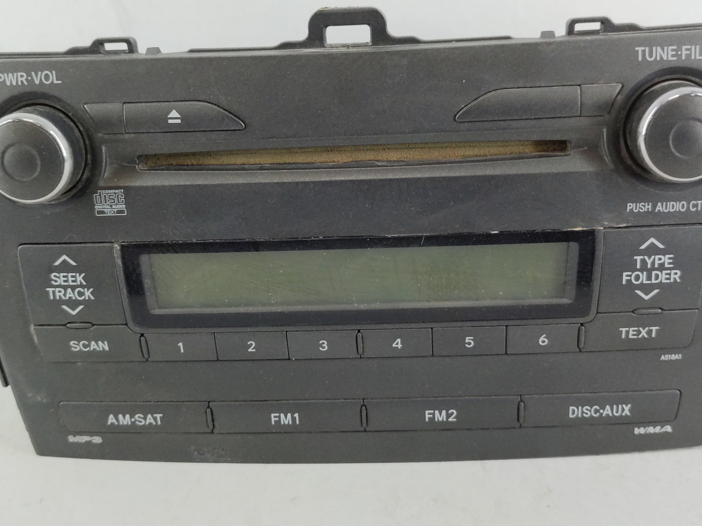 2012-2014 Toyota Prius Radio AM FM Cd Player Receiver Replacement P/N:86120-02B00 86120-52D10 Fits Fits 2012 2013 2014 OEM U