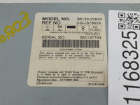 2012-2014 Toyota Prius Radio AM FM Cd Player Receiver Replacement P/N:86120-02B00 86120-52D10 Fits Fits 2012 2013 2014 OEM U