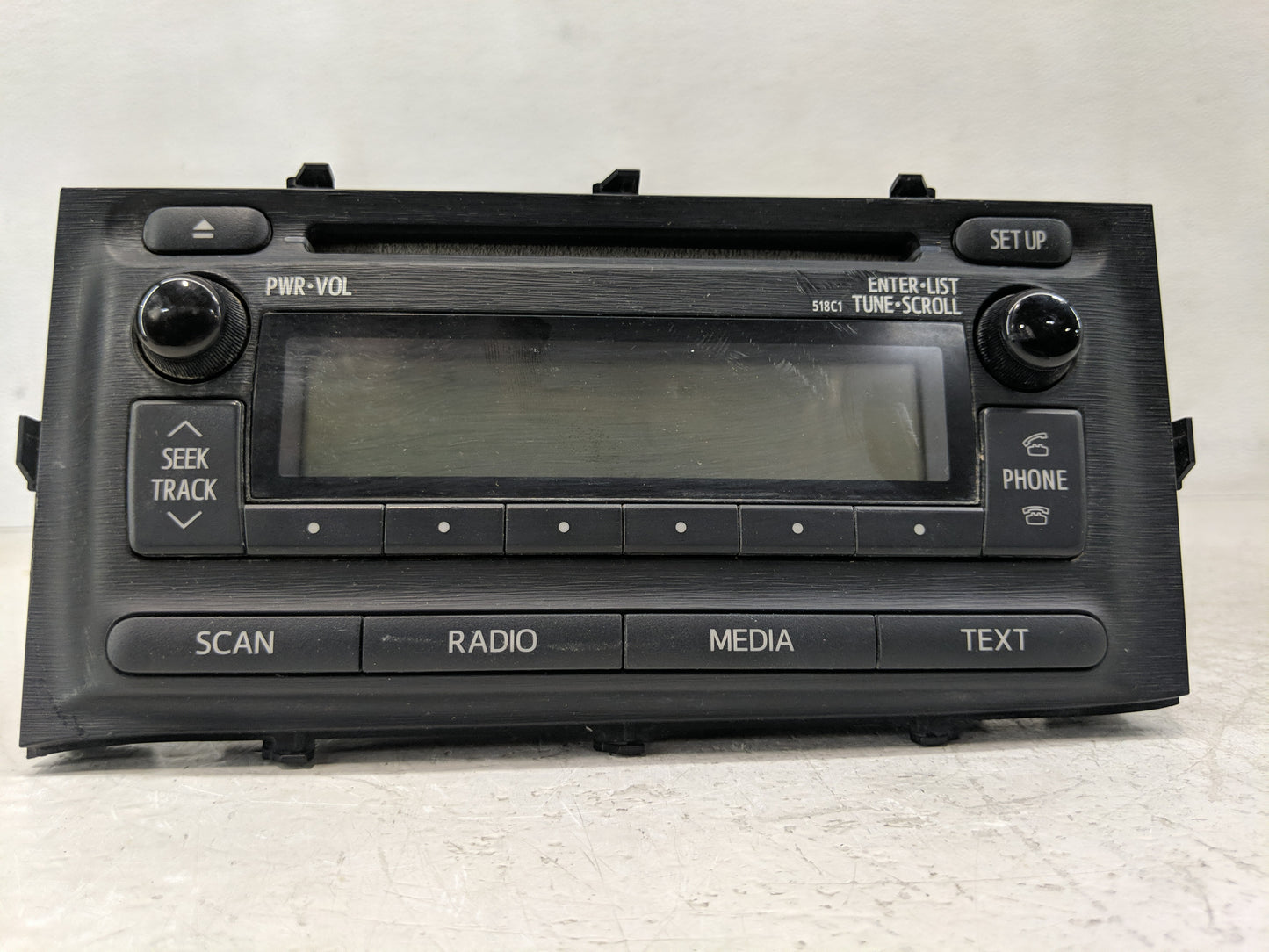 2012-2014 Toyota Prius Radio AM FM Cd Player Receiver Replacement P/N:86120-52D10 Fits Fits 2012 2013 2014 OEM Used Auto Par