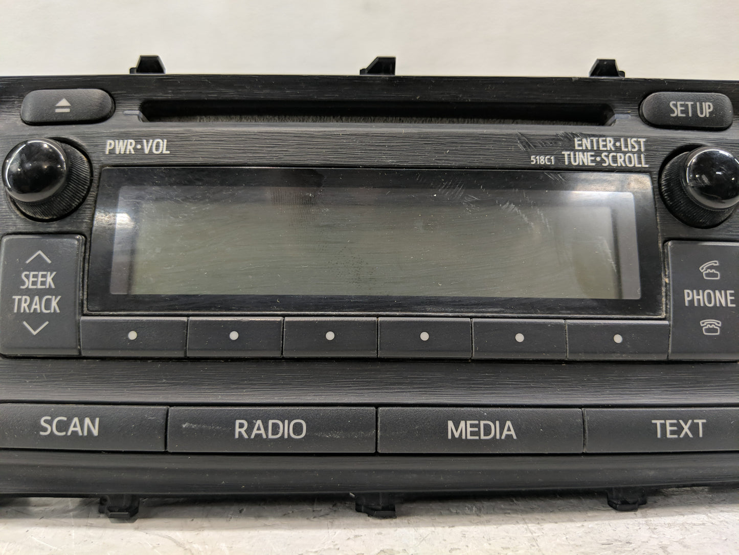 2012-2014 Toyota Prius Radio AM FM Cd Player Receiver Replacement P/N:86120-52D10 Fits Fits 2012 2013 2014 OEM Used Auto Par