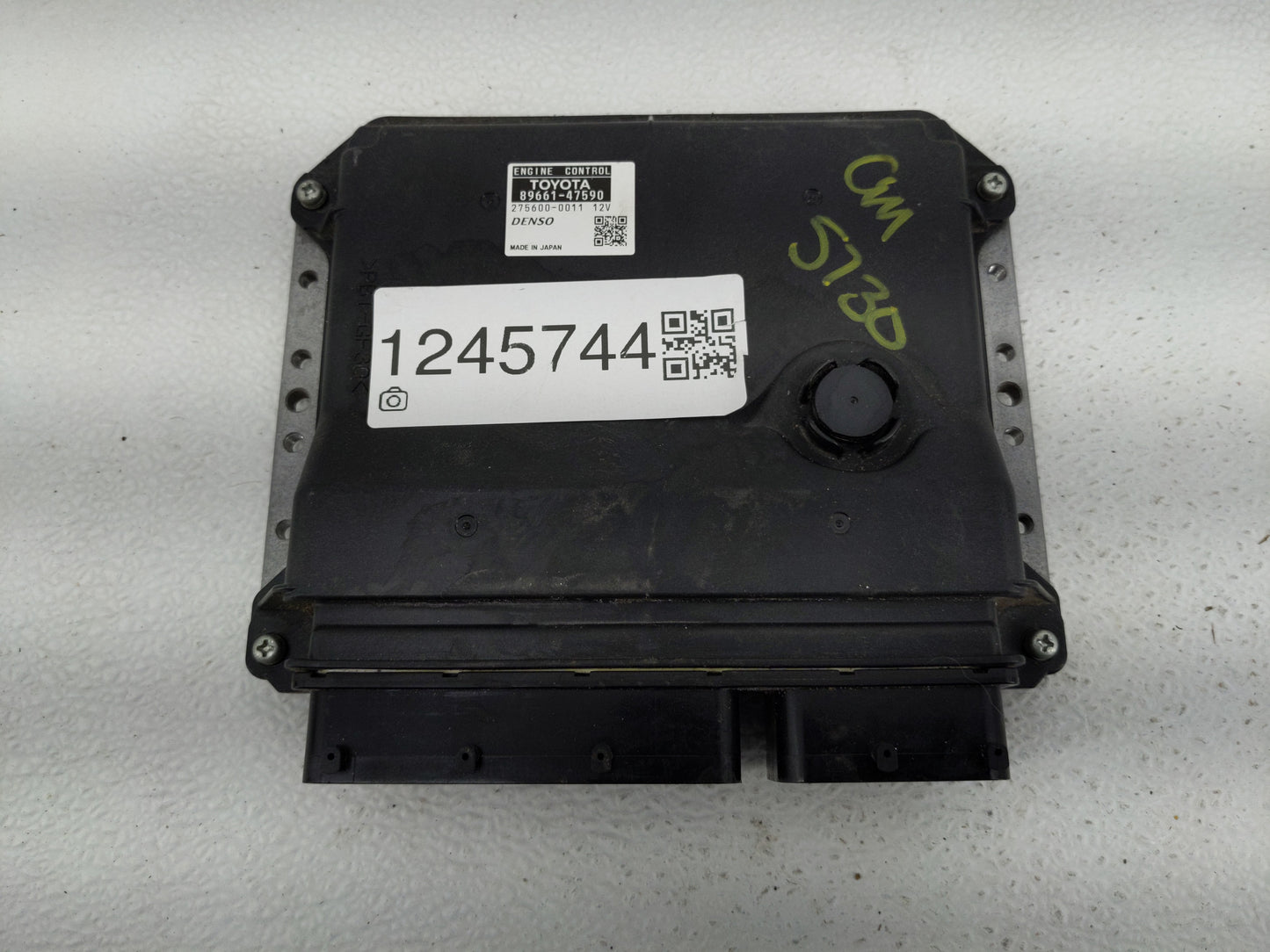 2014 Toyota Prius PCM Engine Control Computer ECU ECM PCU OEM P/N:275600-0011 89661-47590 Fits OEM Used Auto Parts - Oemused