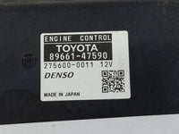 2014 Toyota Prius PCM Engine Control Computer ECU ECM PCU OEM P/N:275600-0011 89661-47590 Fits OEM Used Auto Parts - Oemused