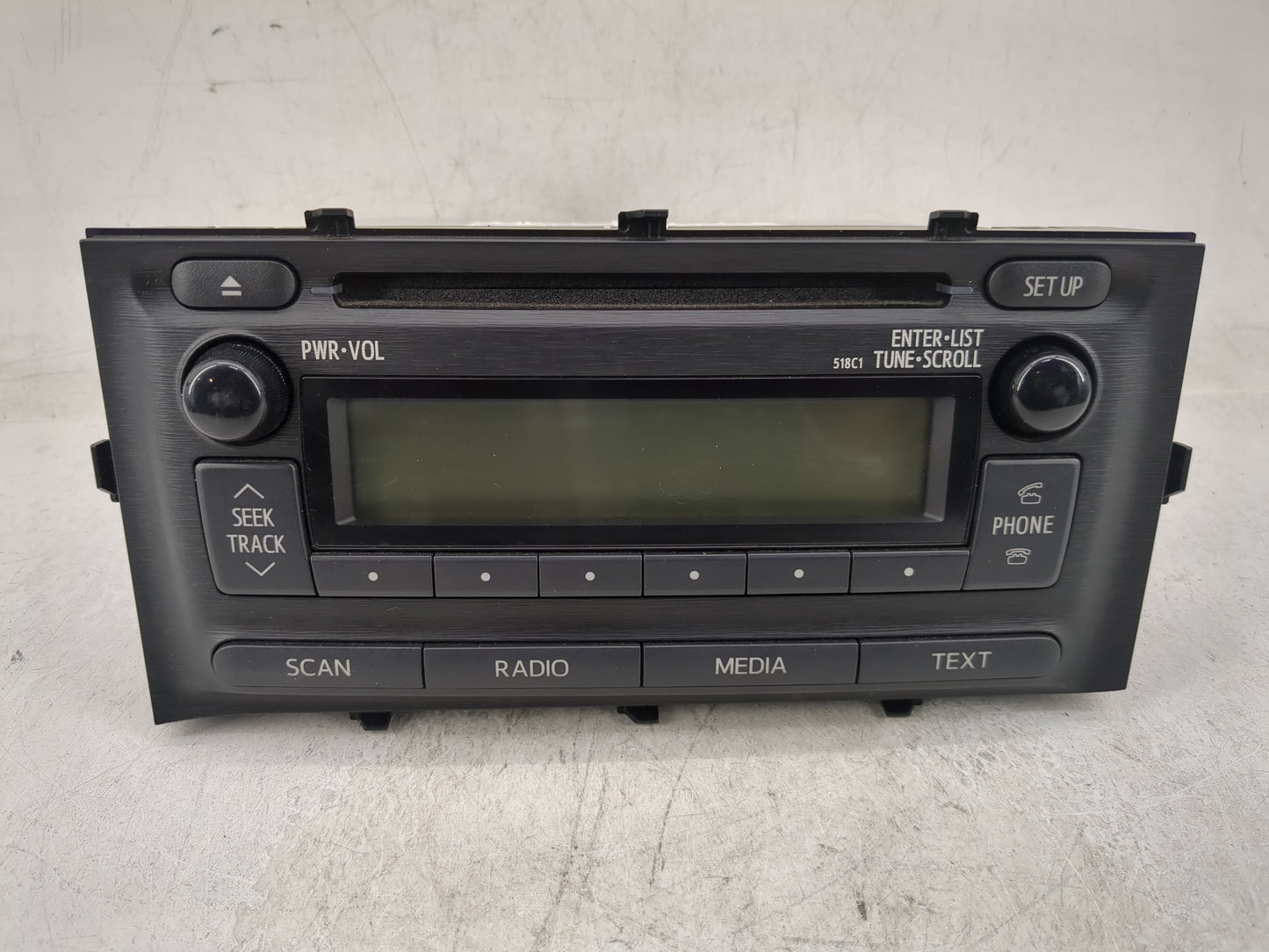 2012-2014 Toyota Prius Radio AM FM Cd Player Receiver Replacement P/N:86120-52D10 Fits Fits 2012 2013 2014 OEM Used Auto Par