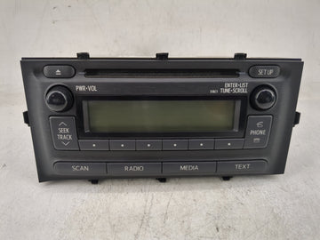 2012-2014 Toyota Prius Radio AM FM Cd Player Receiver Replacement P/N:86120-52D10 Fits Fits 2012 2013 2014 OEM Used Auto Par