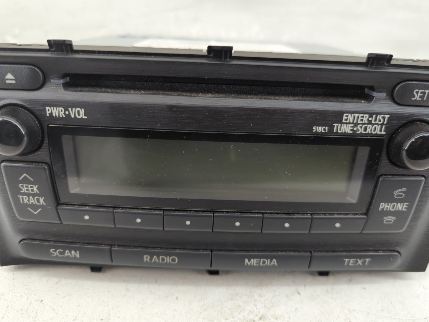 2012-2014 Toyota Prius Radio AM FM Cd Player Receiver Replacement P/N:86120-52D10 Fits Fits 2012 2013 2014 OEM Used Auto Par