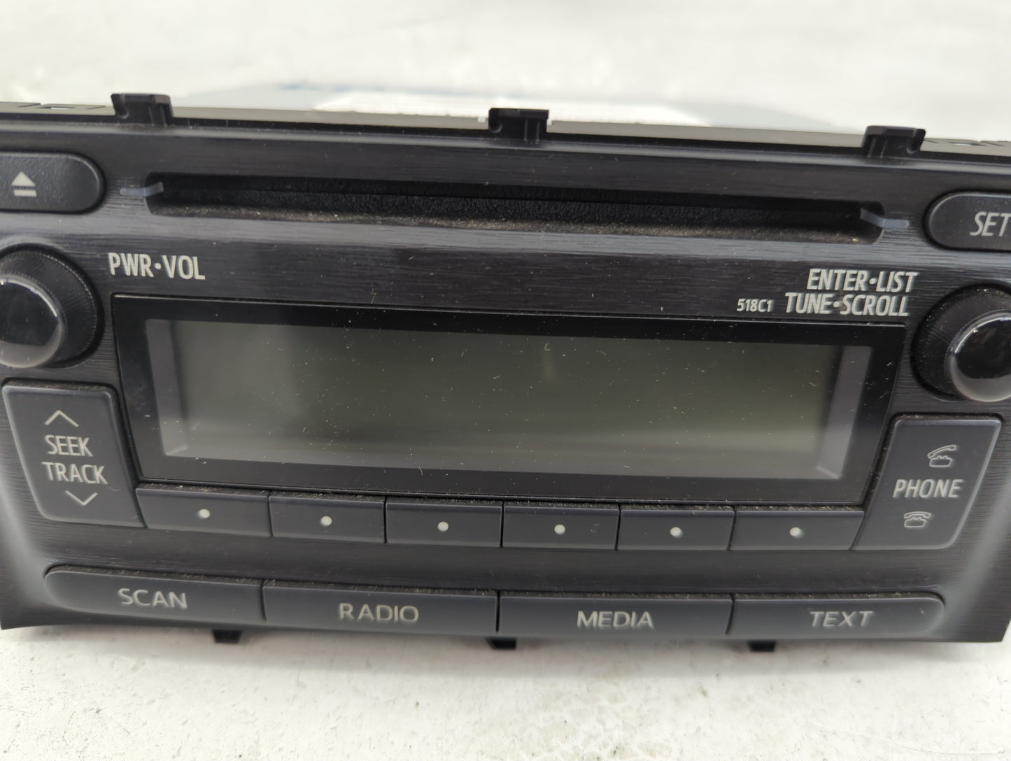 2012-2014 Toyota Prius Radio AM FM Cd Player Receiver Replacement P/N:86120-52D10 Fits Fits 2012 2013 2014 OEM Used Auto Par