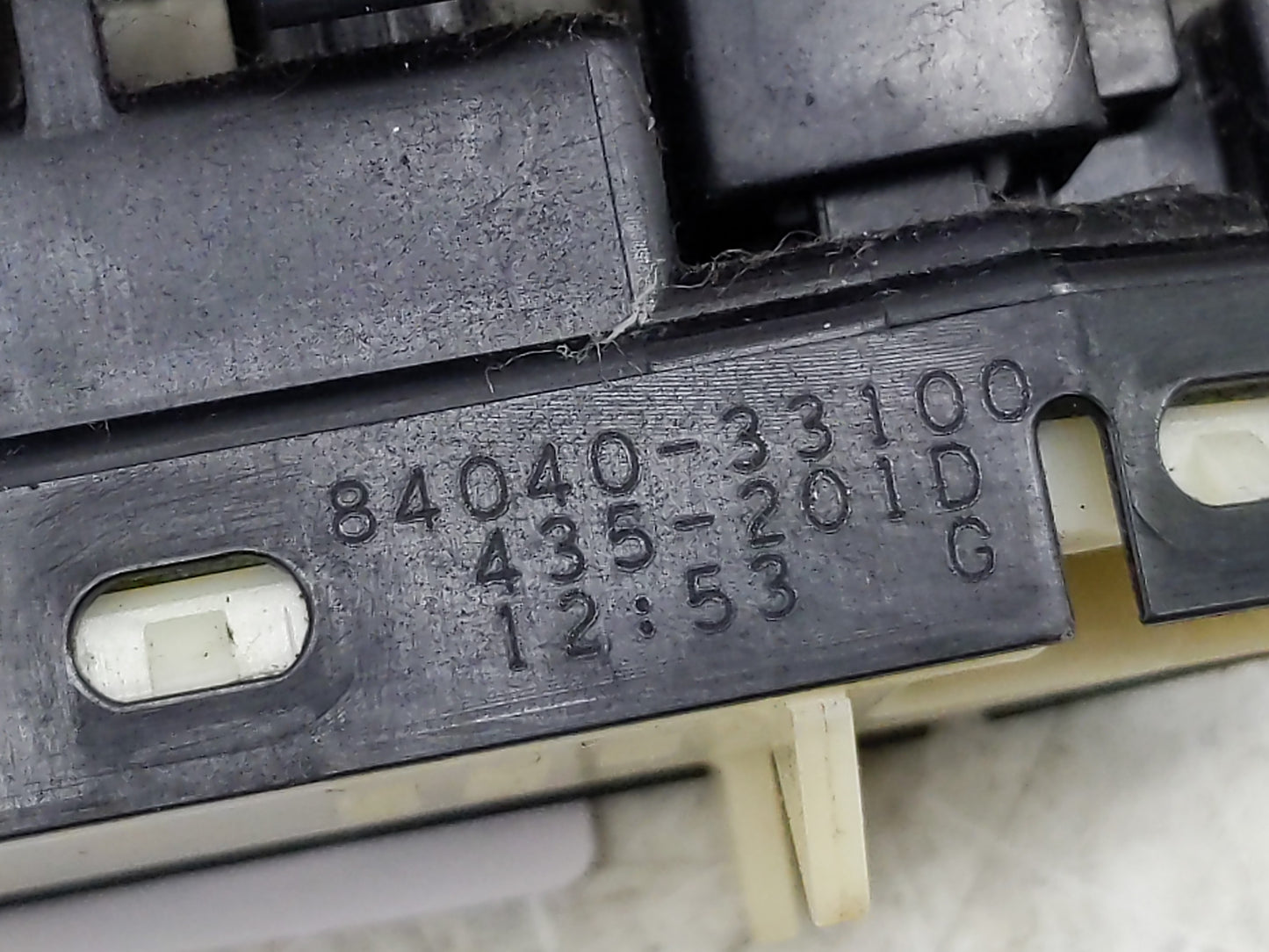 2010-2014 Toyota Prius Master Power Window Switch Replacement Driver Side Left P/N:84040-33100 Fits OEM Used Auto Parts - Oe