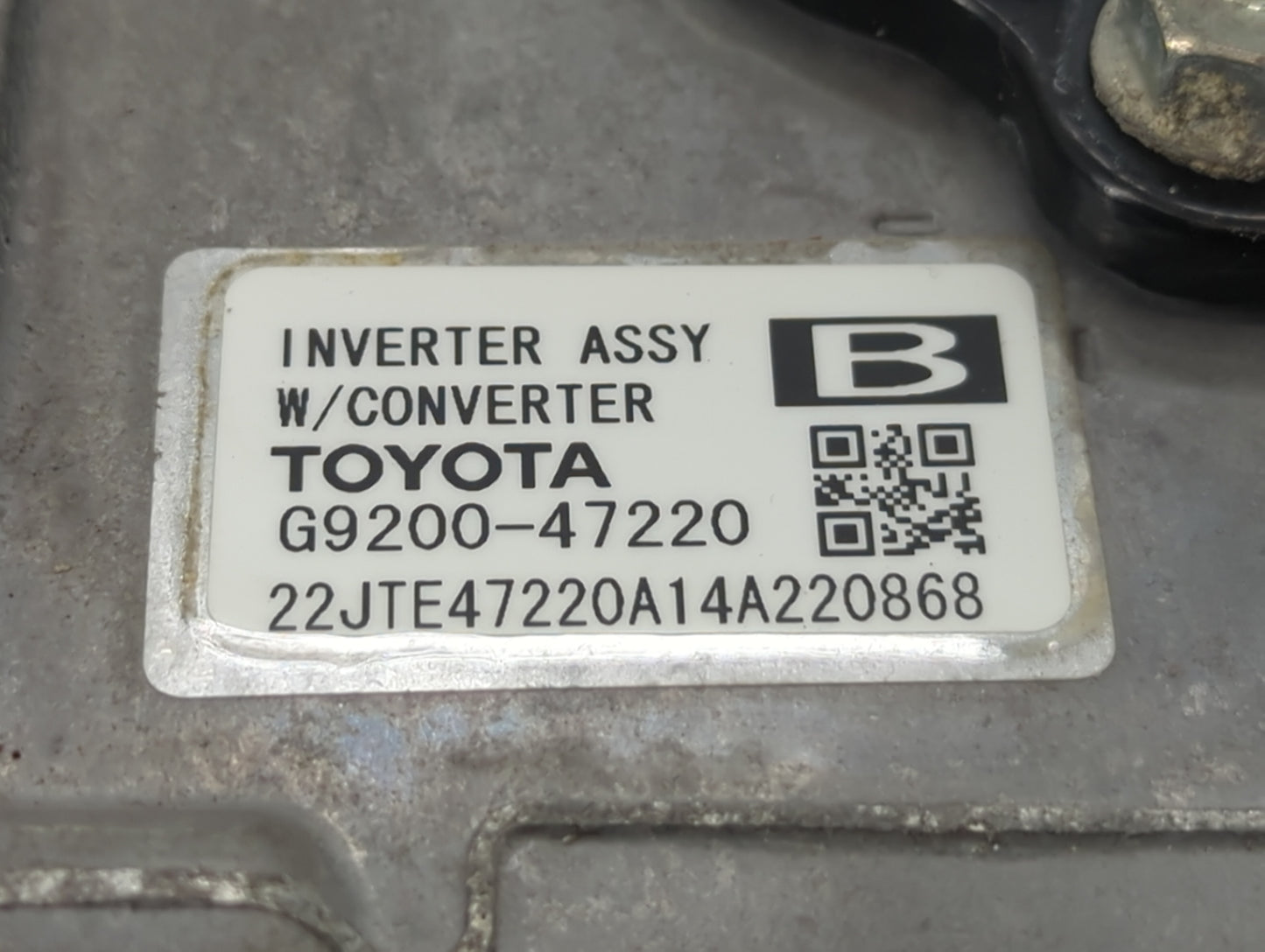 2012-2018 Toyota Prius Hybrid DC Synergy Drive Power Inverter P/N:G9200-47220 Fits Fits 2012 2013 2014 2015 2016 2017 2018 O